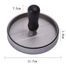 Molde para carne de Hamburger de aço inoxidável.